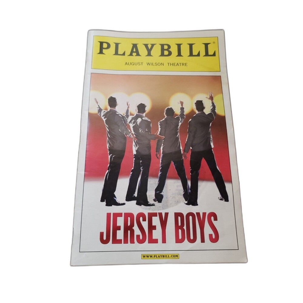 Jersey Boys  August Wilson Theatre Playbill  January 2009  Matt Bogart Plus Tix